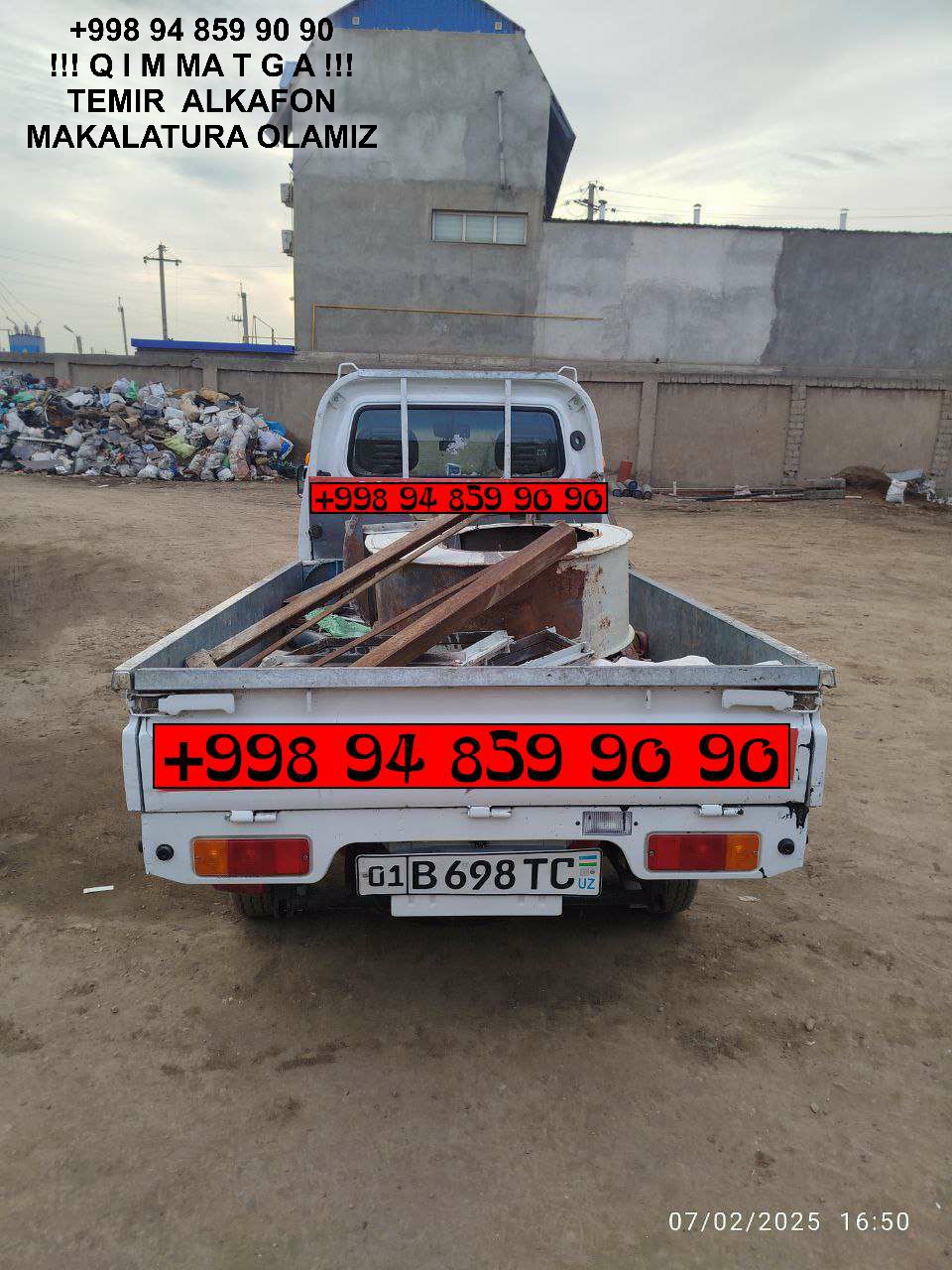 Metallolom qabul qilish Piskent