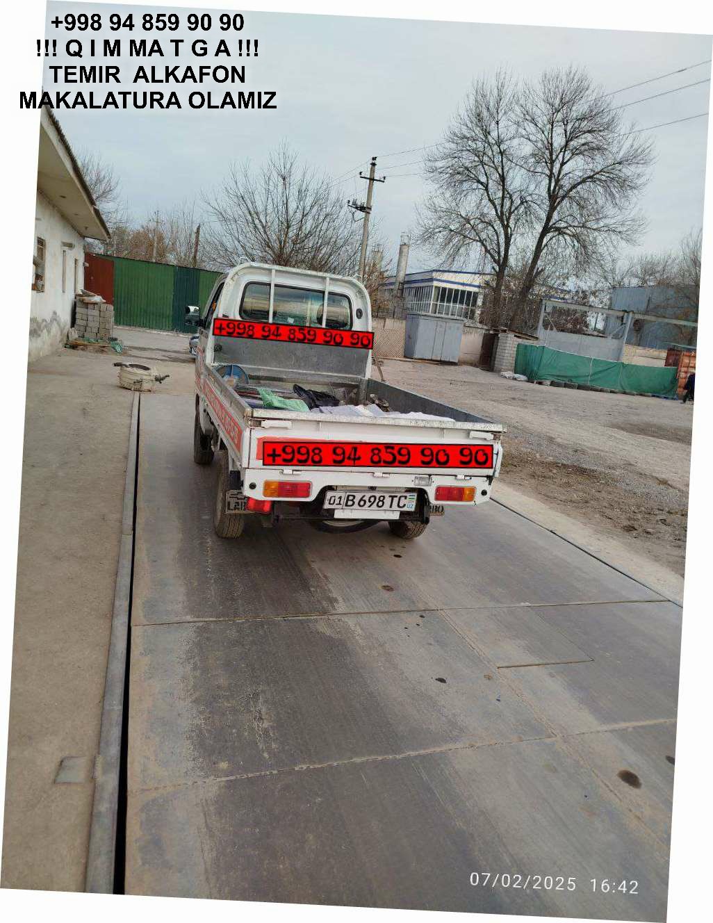 Metallolom qabul qilish Jizzakh